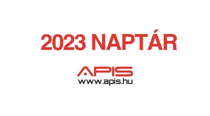 Naptár 2023