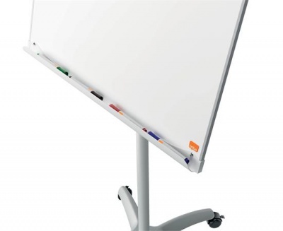 Flipchart tábla, mobil, mágneses felület, 70x100 cm, EcoLabel, NOBO "Premium Plus", fehér