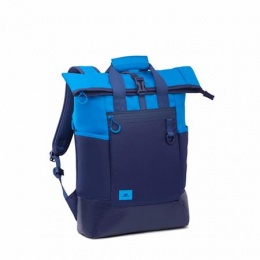 Notebook hátizsák, 15,6", rolltop, 25L, RIVACASE "5321 Dijon", kék